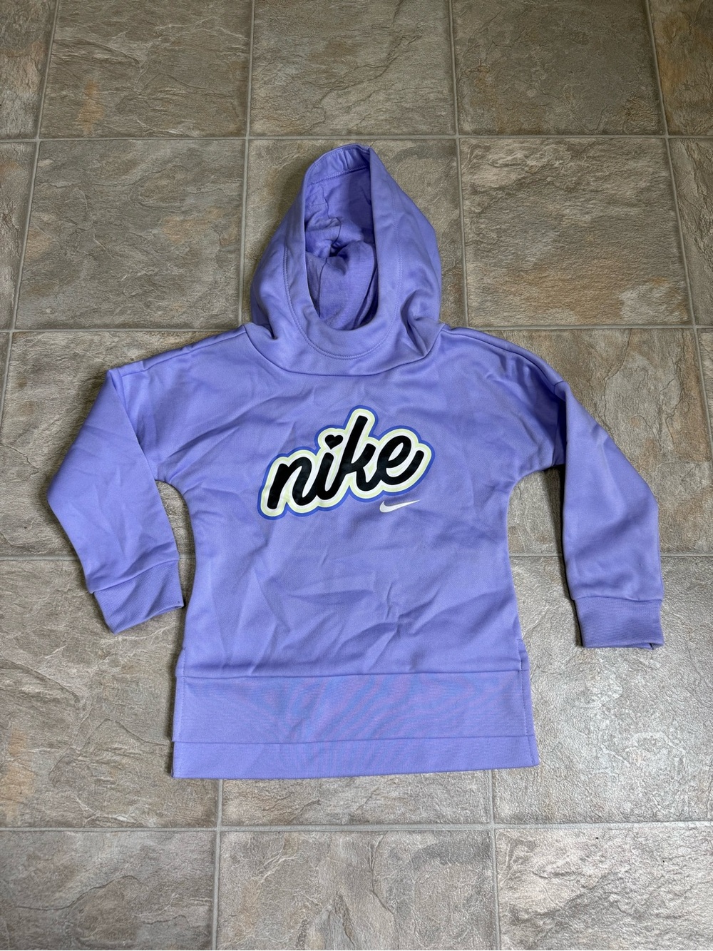 Nike Pullover Hooded Sweatshirt Girls Size 2T Lavender Preowned